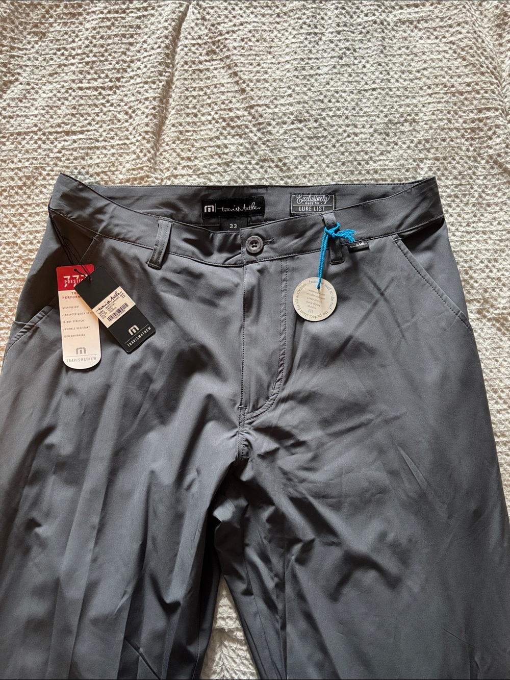 Travis Mathew Gray Men’s Performance Joggers